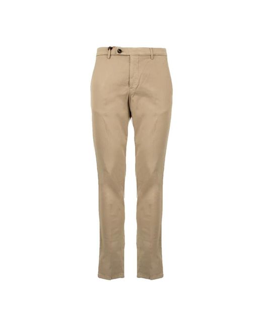 Michael Coal Broeken ,Brad Plus One More Lange Broek in het Natural voor heren