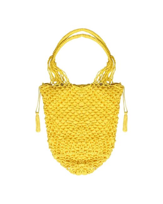 P.A.R.O.S.H. Yellow Shoulder Bags