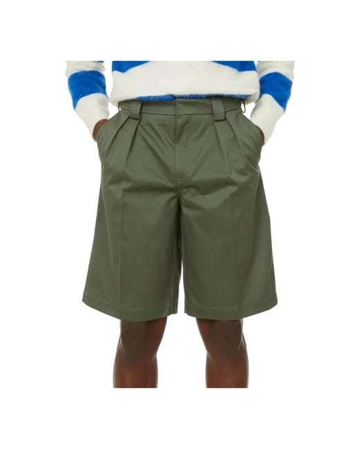 Jacquemus Green Long Shorts for men