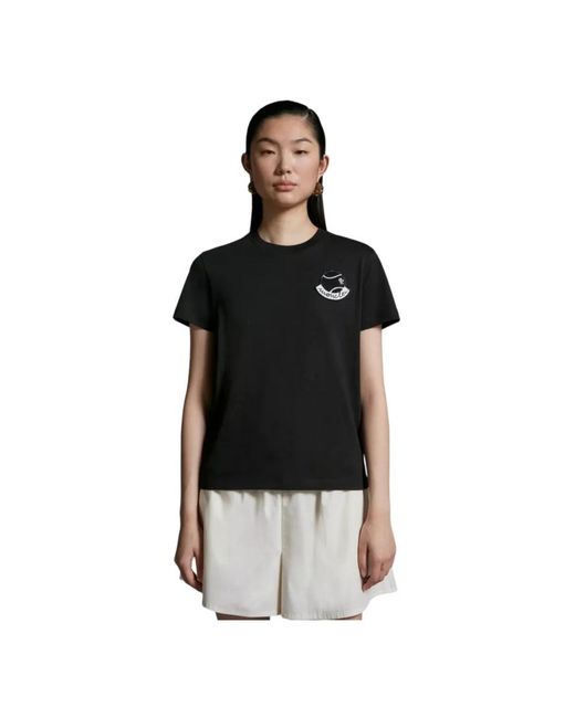 Moncler Black T-Shirts