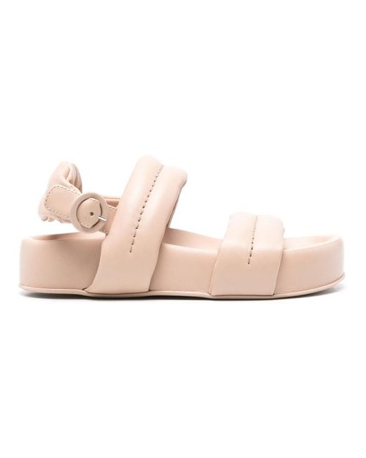 Agl Attilio Giusti Leombruni Pink Flat Sandals