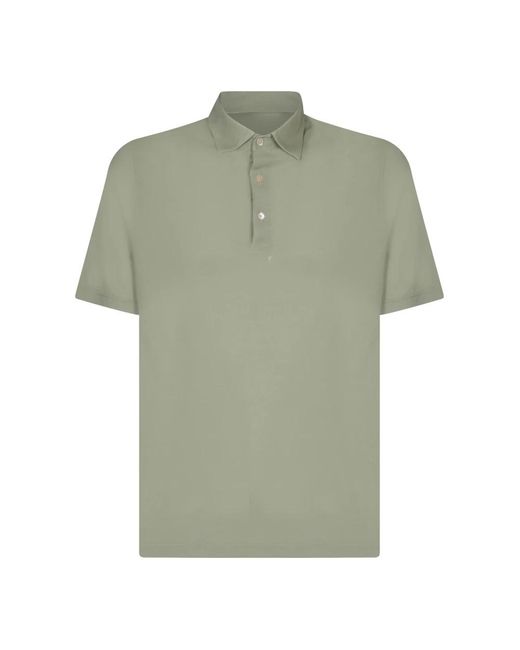Dell'Oglio Green Polo Shirts for men