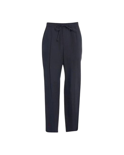 Amaranto Blue Slim-Fit Trousers for men