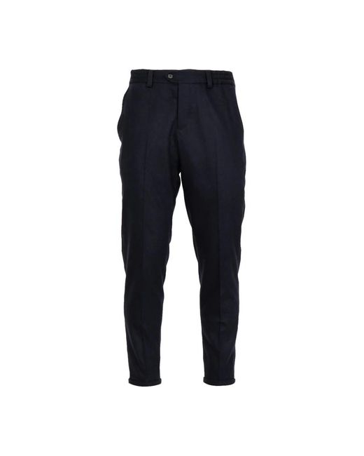 PT Torino Broeken ,Blauw ,Wol Chinos in het Blue voor heren
