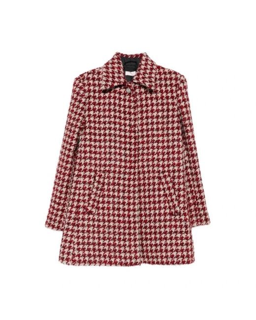 Liu Jo Red Single-Breasted Coats