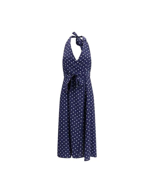 P.A.R.O.S.H. P.A.R.O..H. ,Kleedjes ,Blauw ,Silk Dress in het Blue