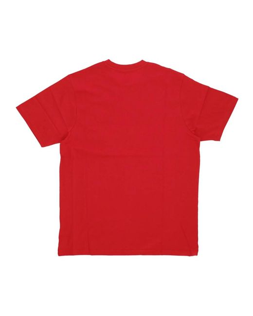 '47 Tops ,Rood ,Katoen Base Runner Emb Echo Tee in het Red voor heren