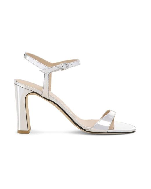 Stuart Weitzman White Babette 85