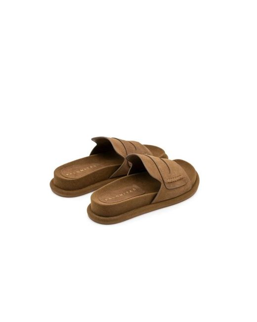 Paloma Barceló Brown Sliders