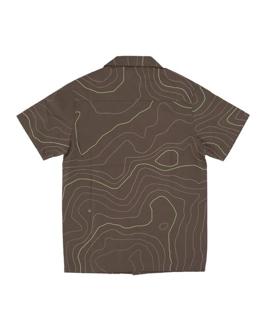 DOLLY NOIRE Short Sleeve Shirts in het Gray voor heren