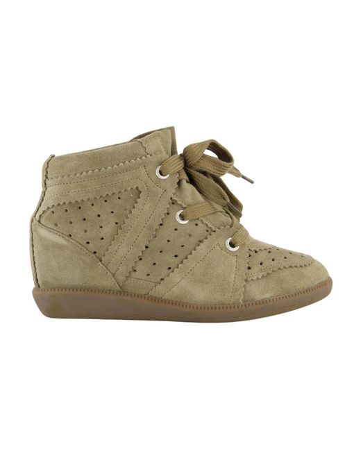 Isabel Marant Green Lace-Up Boots