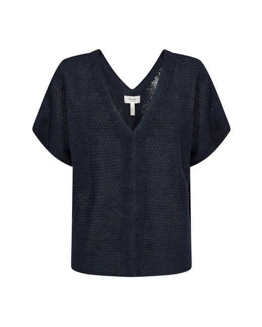 V-Neck Knitwear di Part Two in Blue