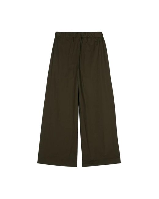 Trousers > wide trousers FEDERICA TOSI en coloris Green