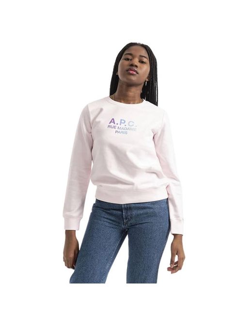 A.P.C. Mathilda Sweatshirt in het White