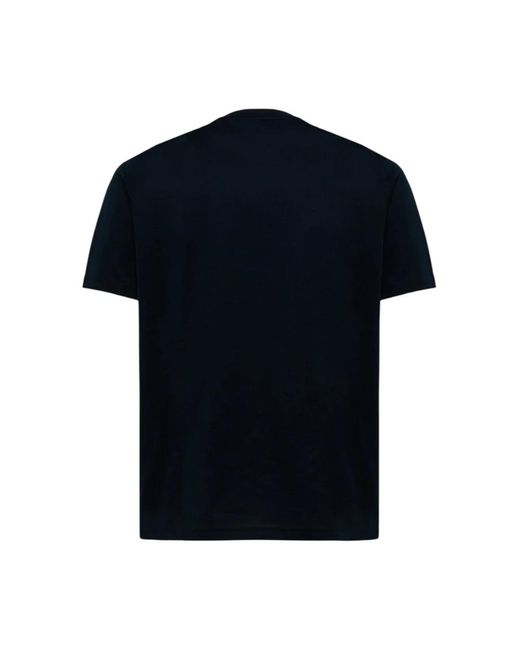 Alpha Studio Tops ,Blauw ,Katoen Urban Fit Korte Mouw T-Shirt in het Black voor heren