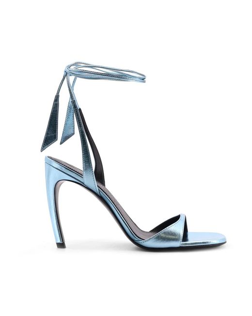 The Attico Blue High Heel Sandals