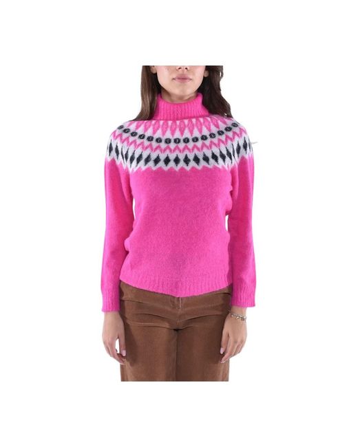 Turtlenecks Kangra de color Pink