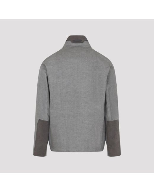 Sease Gray Zip-Throughs for men