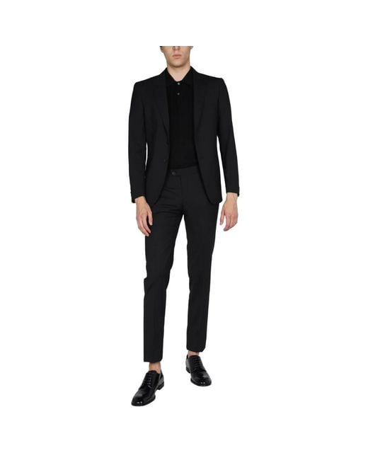 Tonello Single Breasted Suits in het Black voor heren