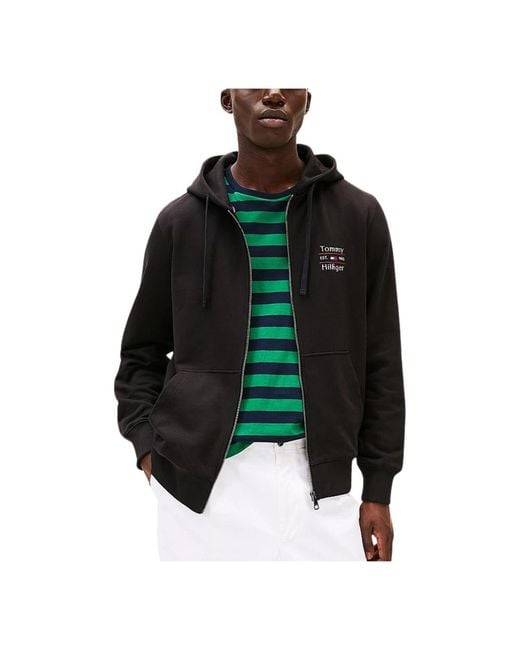 Tommy Hilfiger Black Zip-Throughs for men
