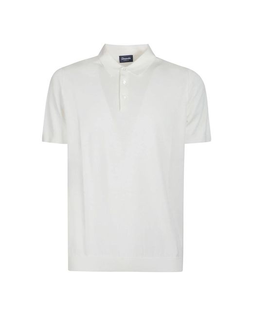Drumohr White Polo Shirts for men