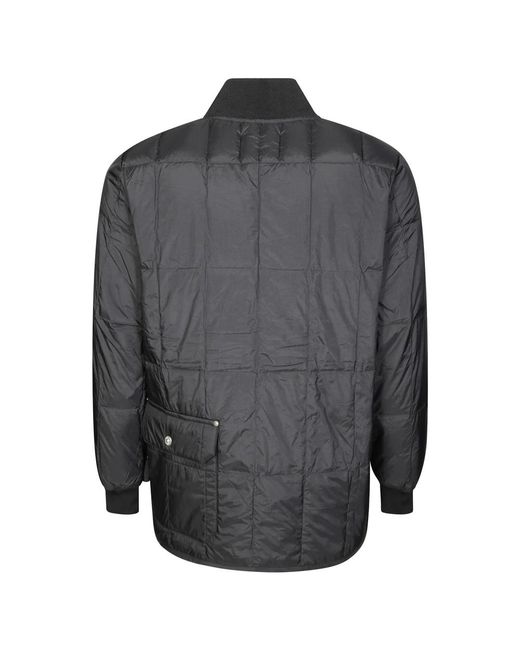 Taion Jassen ,Zwart ,Leer Giubotto Imbottito in het Black voor heren