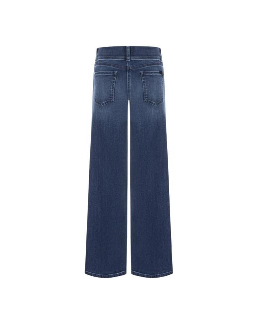 Cambio Blue Wide Jeans