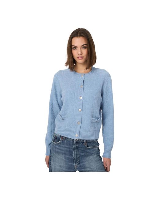 Repeat Cashmere 1765 Vest in het Blue