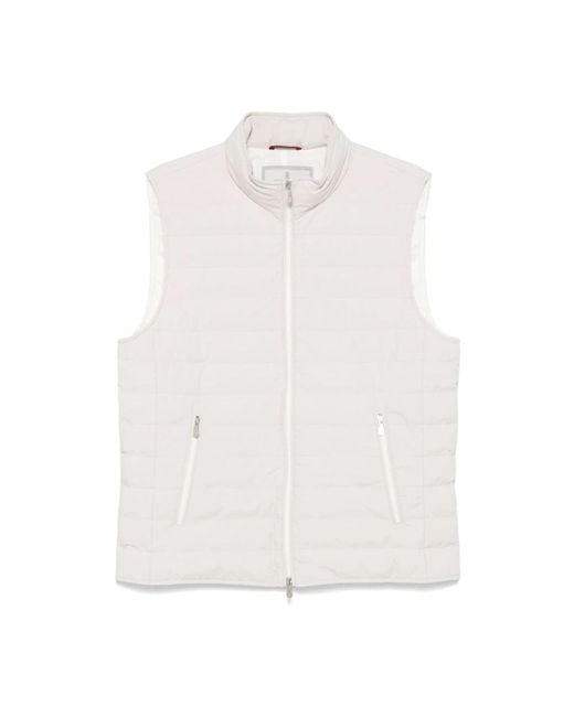 Brunello Cucinelli Vests in het White voor heren