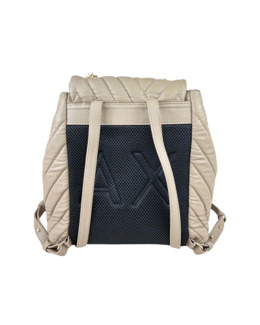 Armani Exchange Natural Backpacks