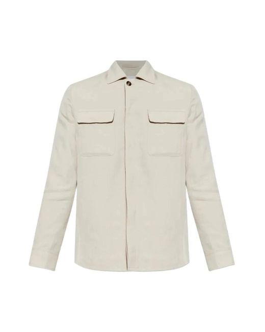 Eleventy White Casual Shirts for men