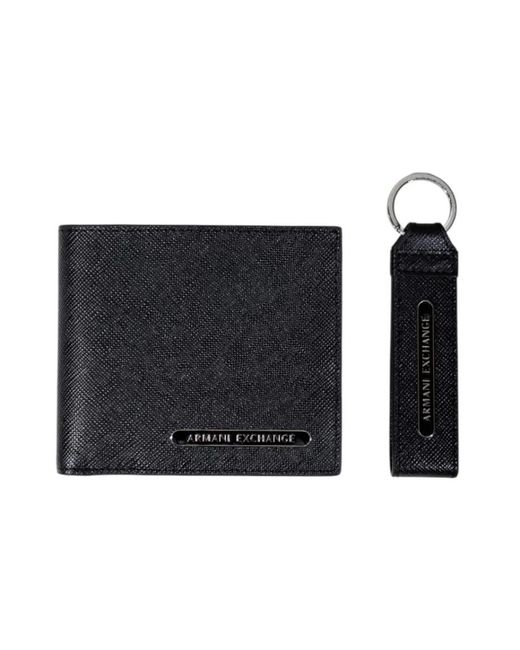 ARMANI EXCHANGE Black Wallets & Cardholders for men
