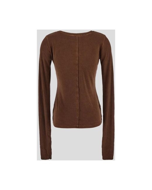 Long Sleeve Tops Uma Wang de color Brown