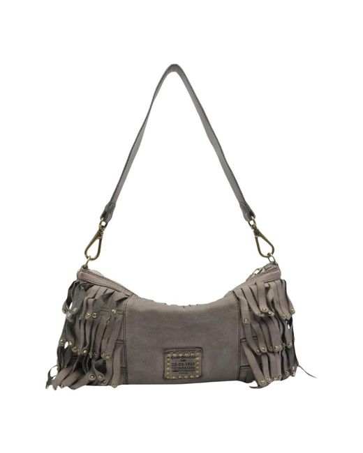 Campomaggi Gray Shoulder Bags