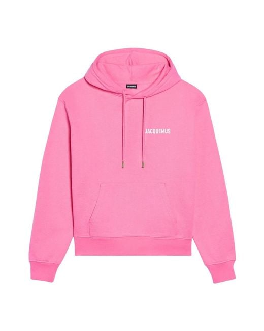 Jacquemus Pink Hoodies for men