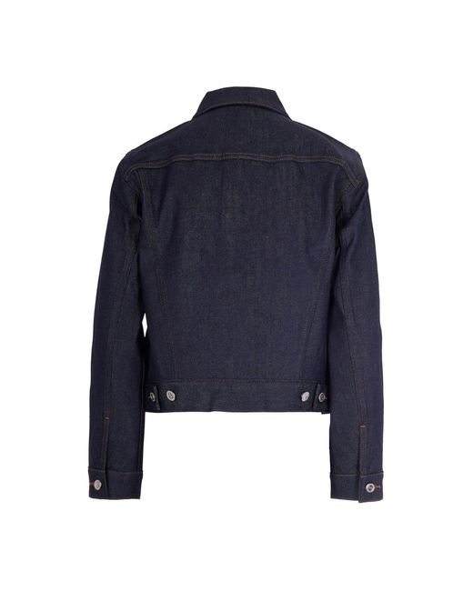 A.P.C. Jassen ,Blauw ,Denim Denim Jassen in het Blue