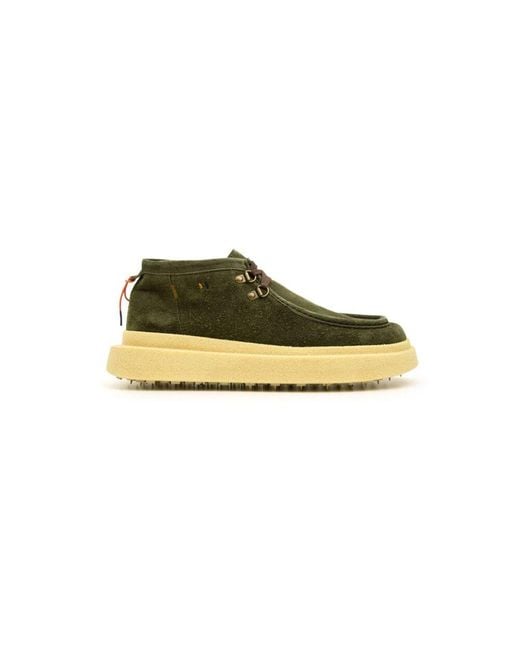 Barracuda Yellow Lace-Up Boots for men