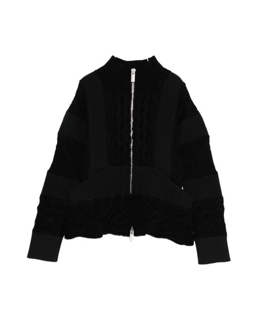 Sacai Black Cardigans