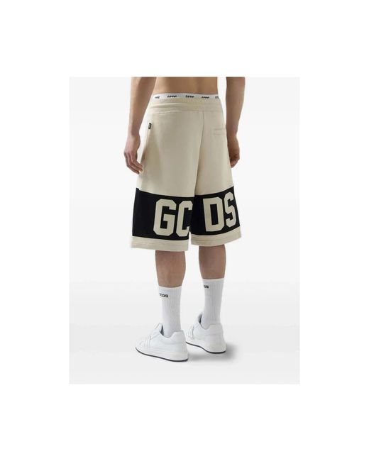 Gcds Natural Long Shorts for men