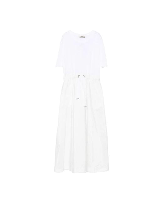 Midi Dresses Herno en coloris White
