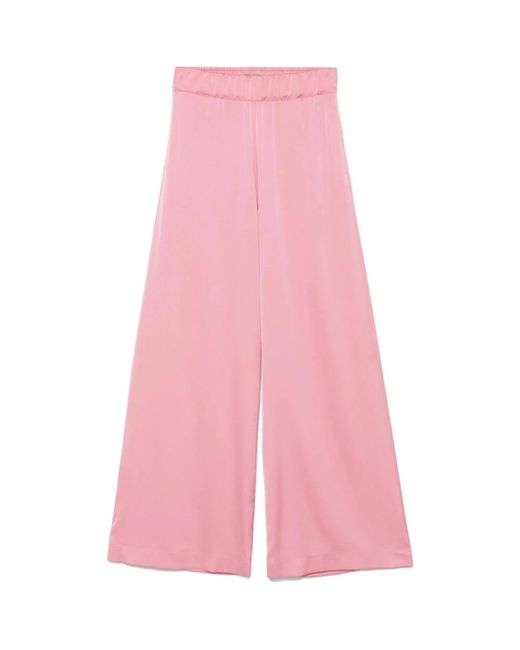 D.exterior Pink Wide Trousers