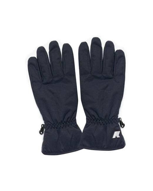 K-Way Blau Polyesterhandschuhe Mit Marmot-Futter in Blue für Herren