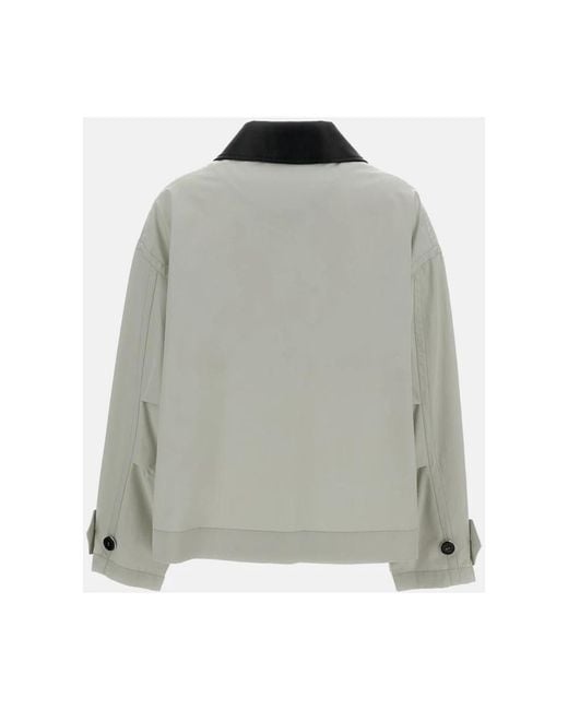 DURAZZI MILANO Gray Leather Jackets