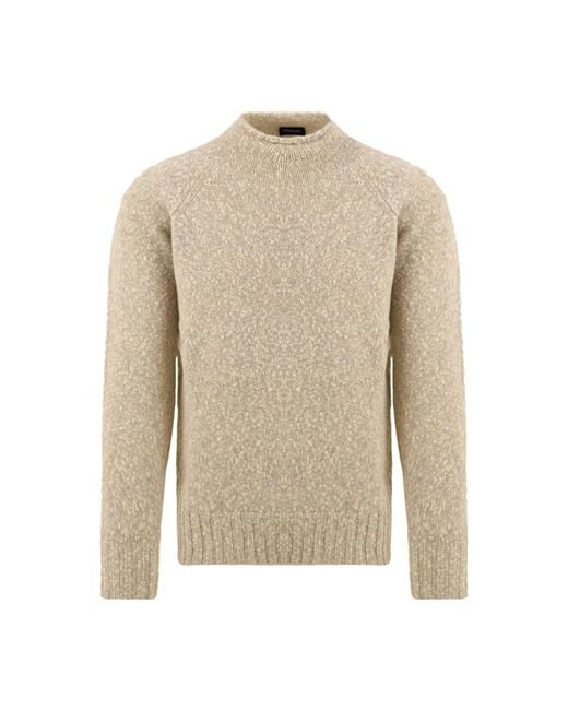 Drumohr Natural Round-Neck Knitwear for men