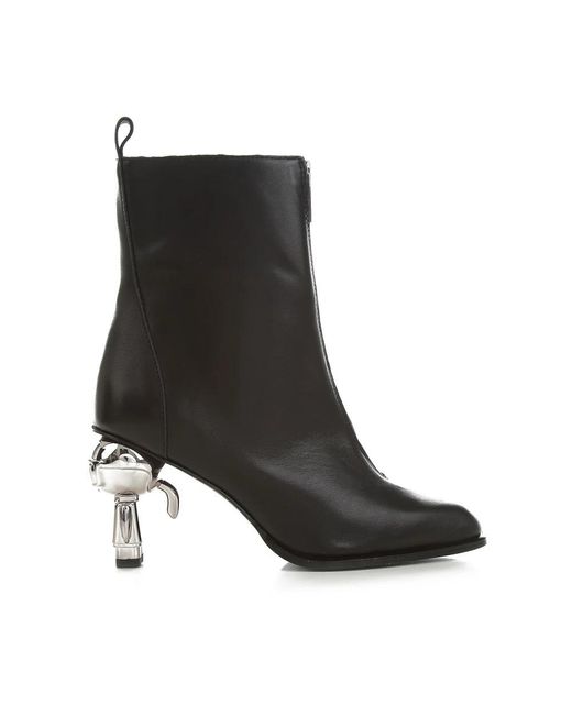 Karl Lagerfeld Black Heeled Boots