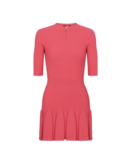 Balmain Knitted Dresses in het Pink