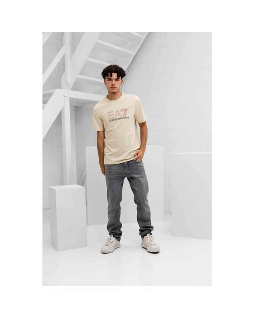 Emporio Armani Natural T-Shirts for men