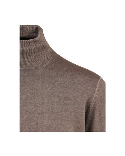 FILIPPO DE LAURENTIIS Dove grey sweater dv1ml rm16rv in Brown für Herren