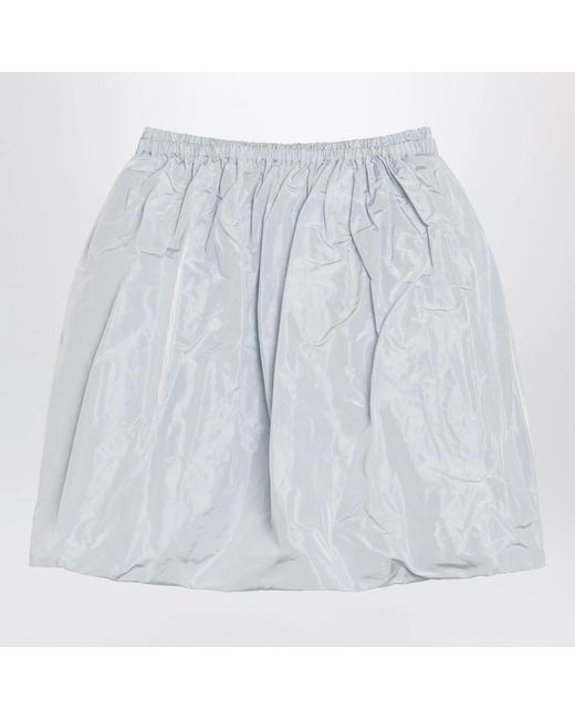 Prada Technische Taffeta Rok in het Blue