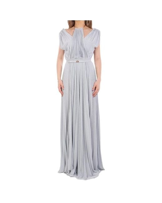 Elisabetta Franchi Gray Gowns